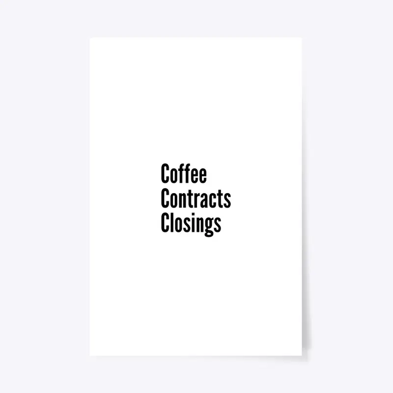 Coffee Contracts Closings