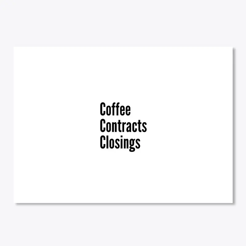 Coffee Contracts Closings